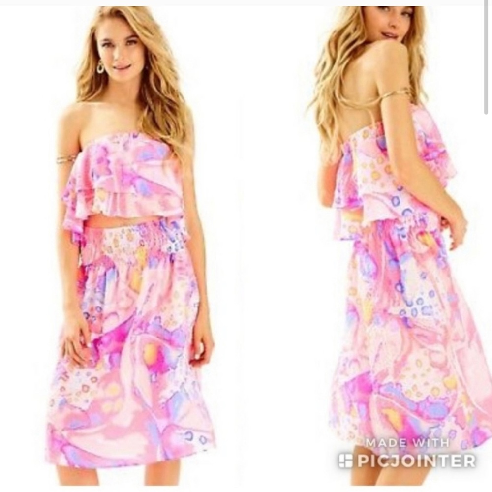 Lilly Pulitzer Sandy Rays Set Resort White